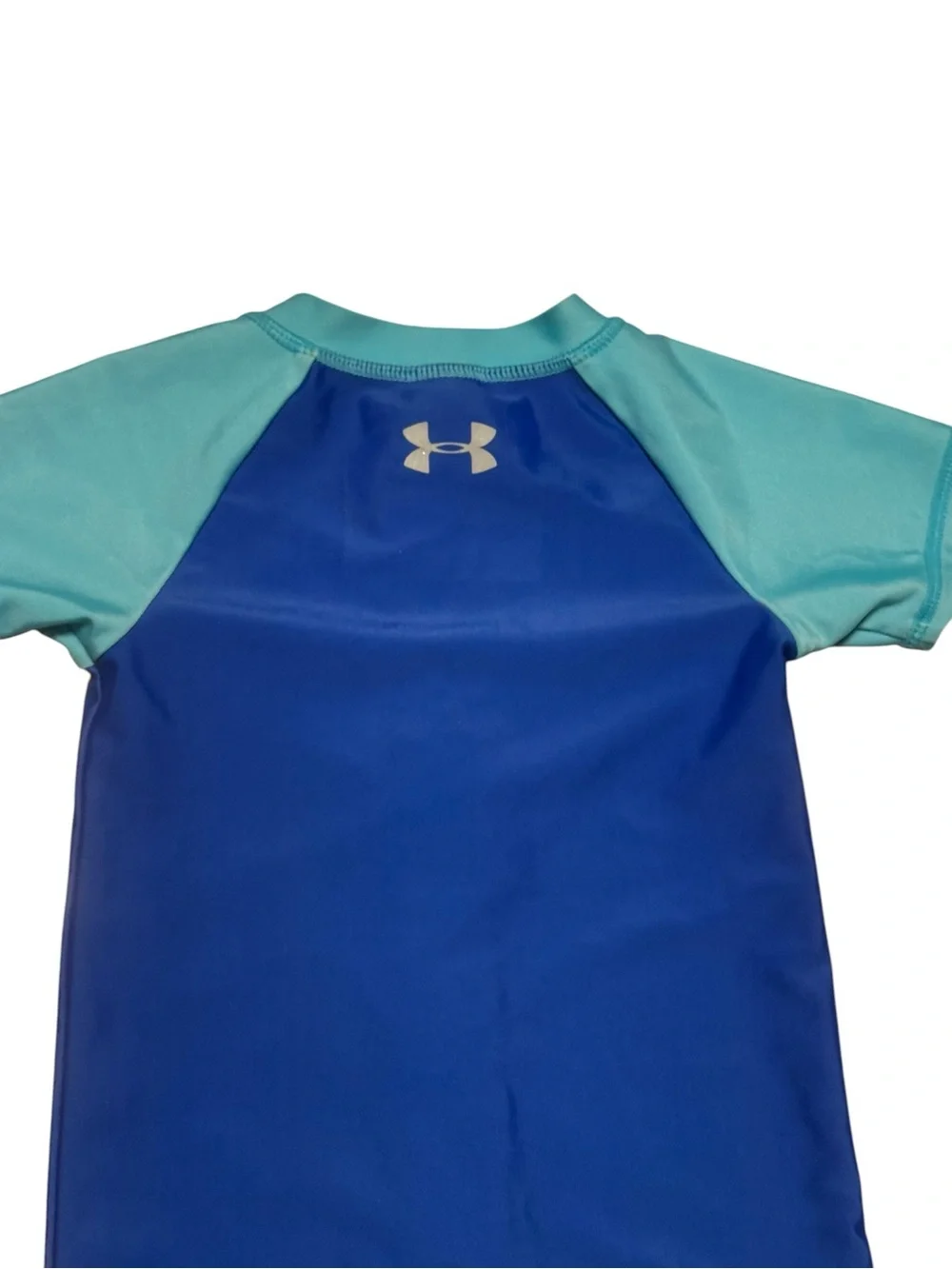 Under Armour Baby Boys Blue 1-Piece Sunsuit Swimsuit 6-9 Months Great Condition